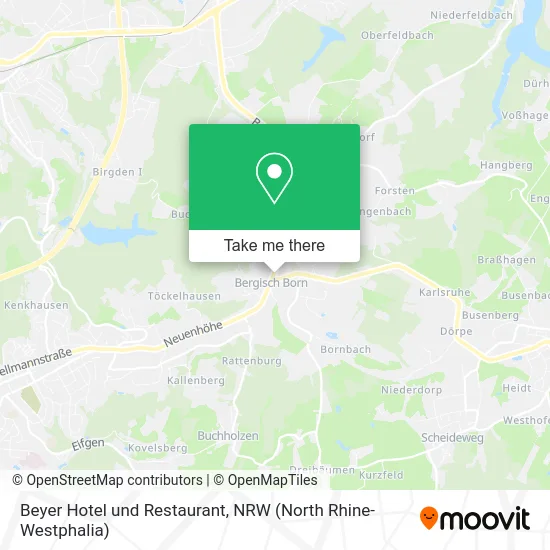 Beyer Hotel und Restaurant map