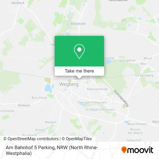 Карта Am Bahnhof 5 Parking