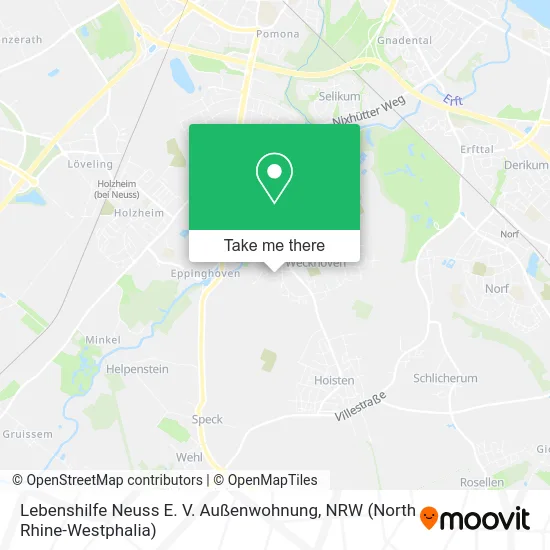 Карта Lebenshilfe Neuss E. V. Außenwohnung