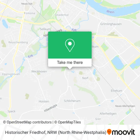 Historischer Friedhof map