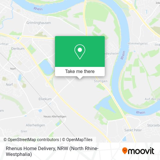 Карта Rhenus Home Delivery