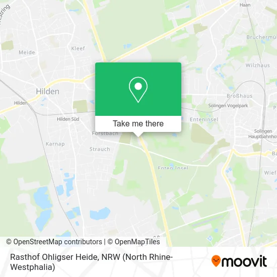 Rasthof Ohligser Heide map