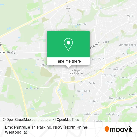 Карта Emdenstraße 14 Parking