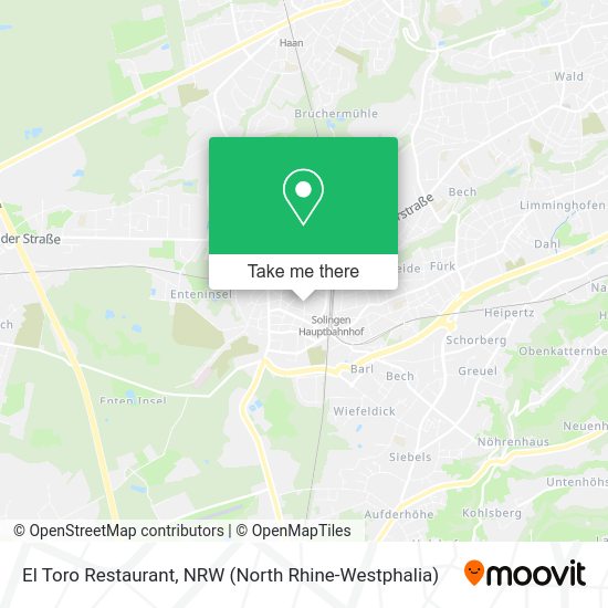 Карта El Toro Restaurant