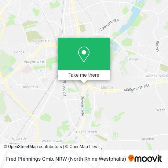 Fred Pfennings Gmb map