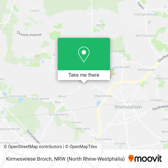 Карта Kirmeswiese Broich