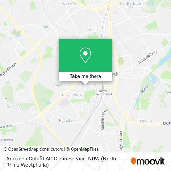 Карта Adrianna Golofit AG Clean Service