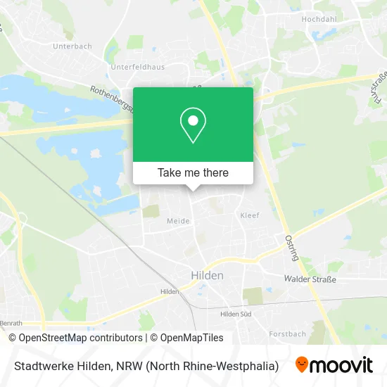 Карта Stadtwerke Hilden