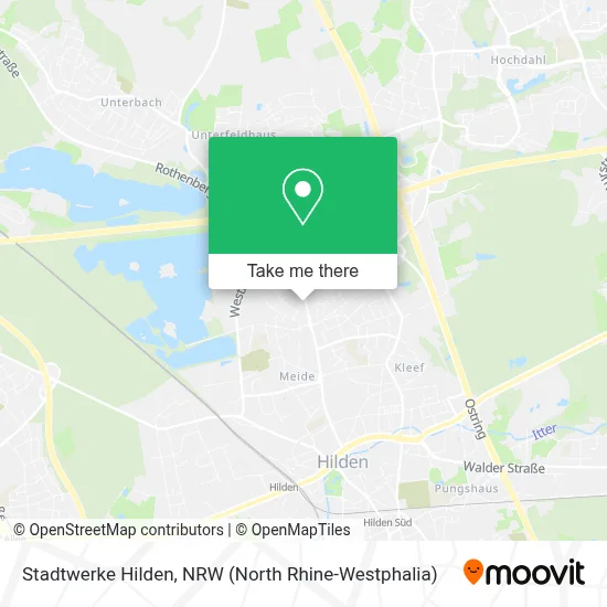 Stadtwerke Hilden map