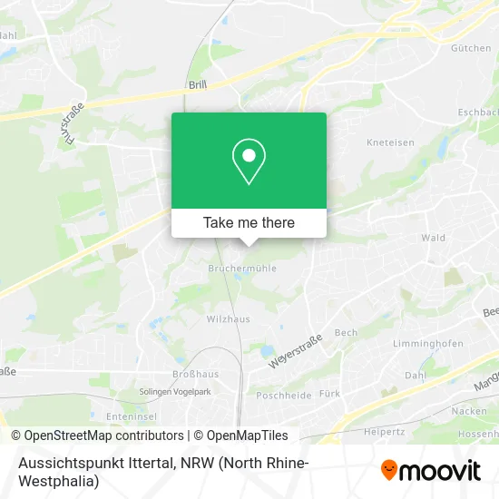 Карта Aussichtspunkt Ittertal