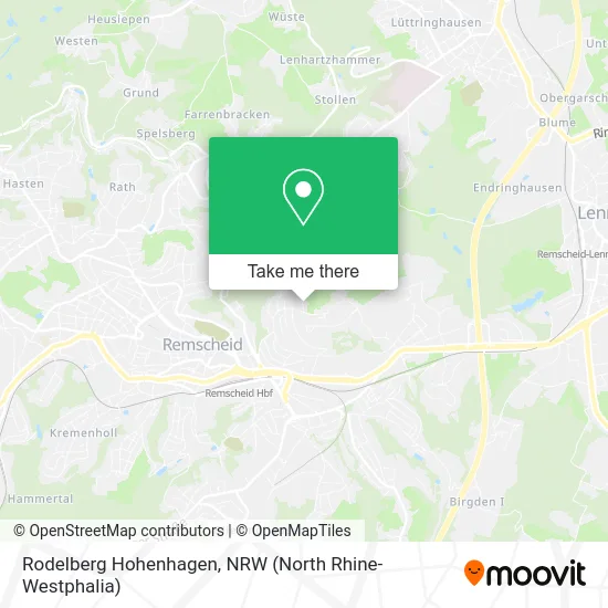 Карта Rodelberg Hohenhagen