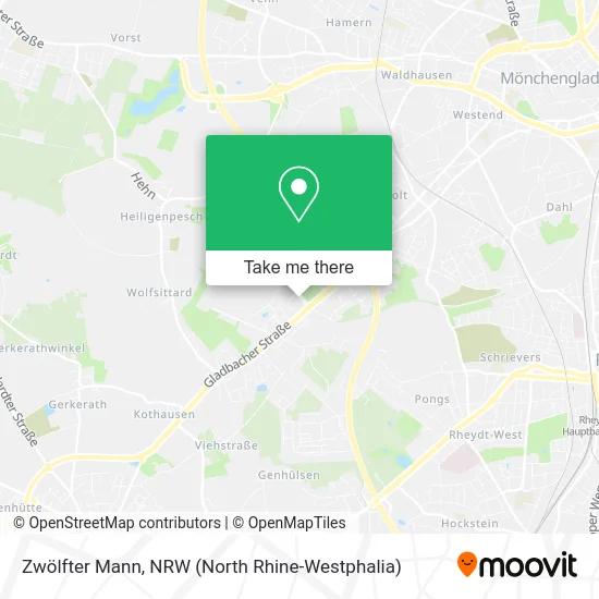 Карта Zwölfter Mann