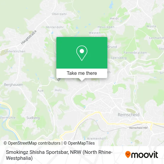 Карта Smokingz Shisha Sportsbar