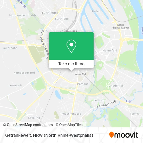 Карта Getränkewelt