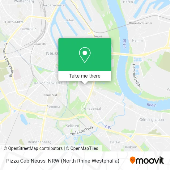 Карта Pizza Cab Neuss