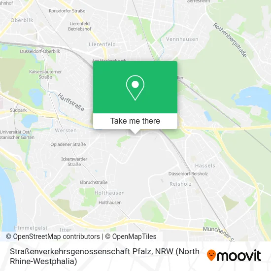 Карта Straßenverkehrsgenossenschaft Pfalz