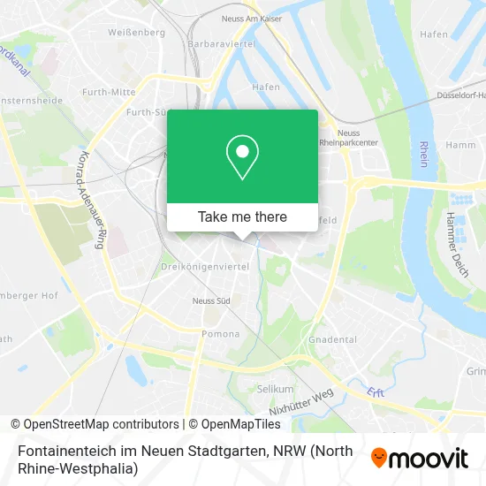 Fontainenteich im Neuen Stadtgarten map
