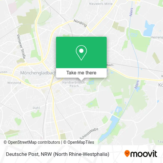 Карта Deutsche Post