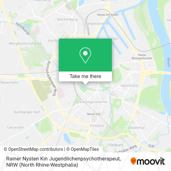 Карта Rainer Nysten Kin Jugendlichenpsychotherapeut