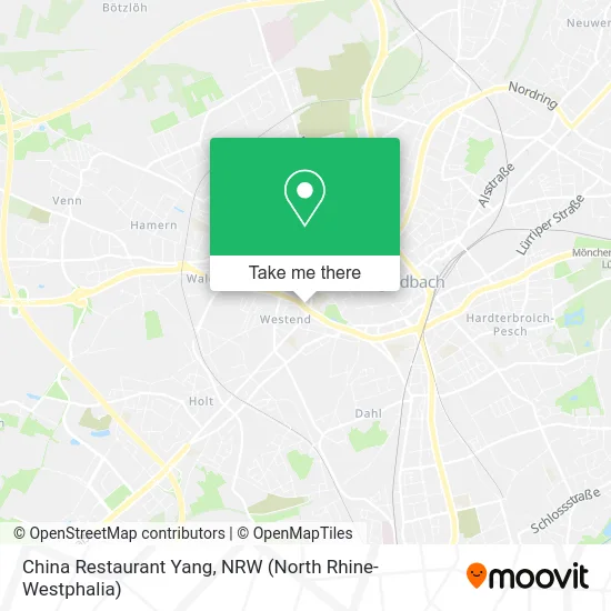 Карта China Restaurant Yang