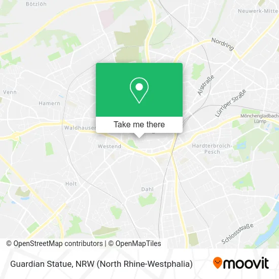 Guardian Statue map
