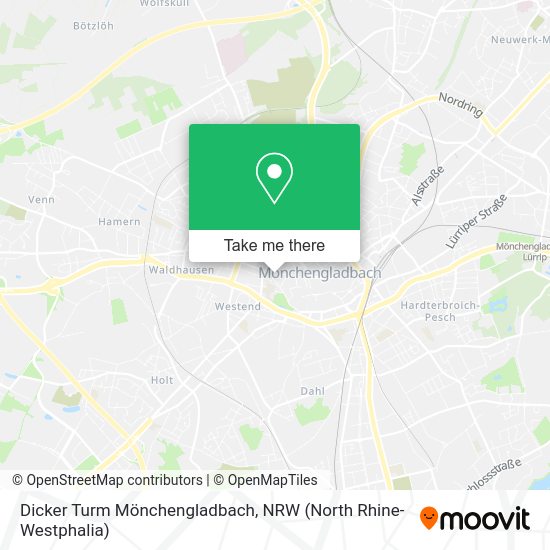 Карта Dicker Turm Mönchengladbach