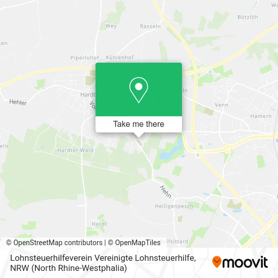 Карта Lohnsteuerhilfeverein Vereinigte Lohnsteuerhilfe