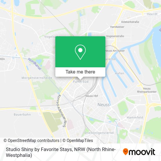 Карта Studio Shiny by Favorite Stays