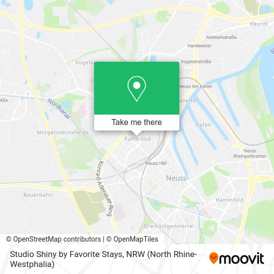 Карта Studio Shiny by Favorite Stays