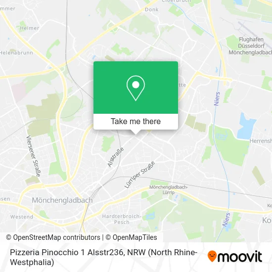 Карта Pizzeria Pinocchio 1 Alsstr236
