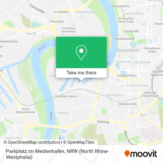 Карта Parkplatz im Medienhafen