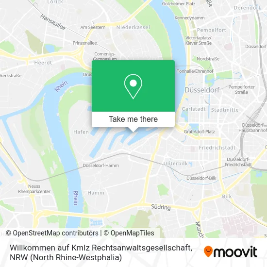 Willkommen auf Kmlz Rechtsanwaltsgesellschaft map