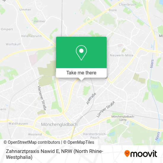 Карта Zahnarztpraxis Nawid E