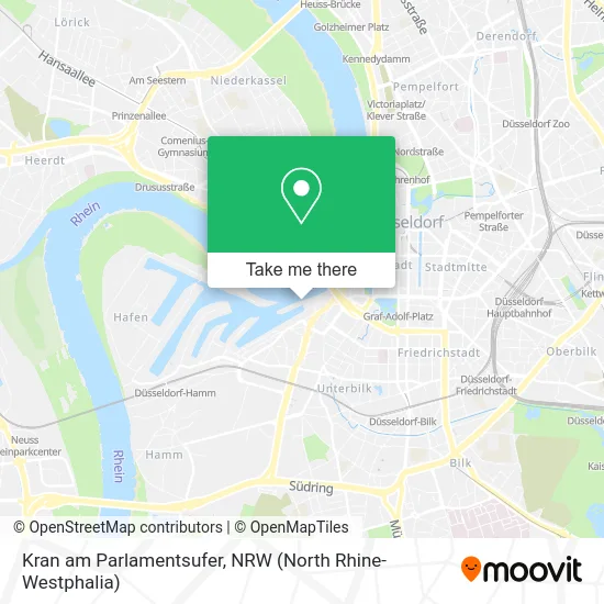 Карта Kran am Parlamentsufer