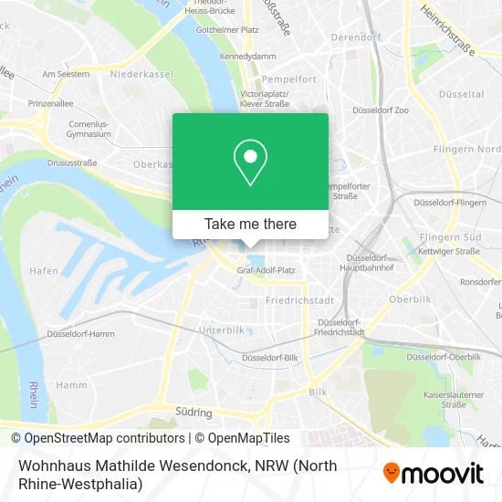 Карта Wohnhaus Mathilde Wesendonck