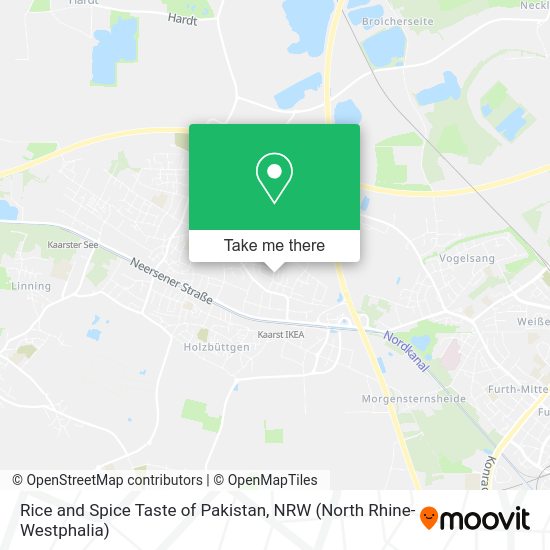 Карта Rice and Spice Taste of Pakistan
