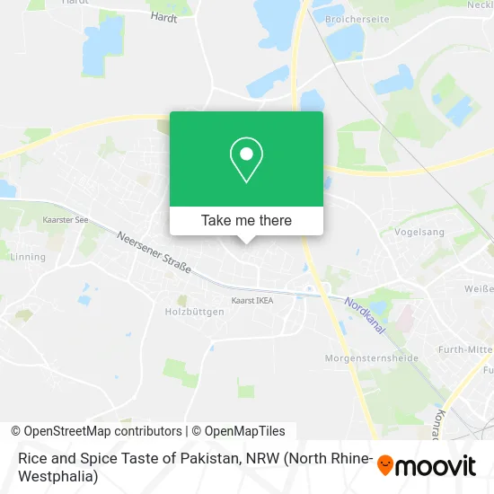 Rice and Spice Taste of Pakistan map