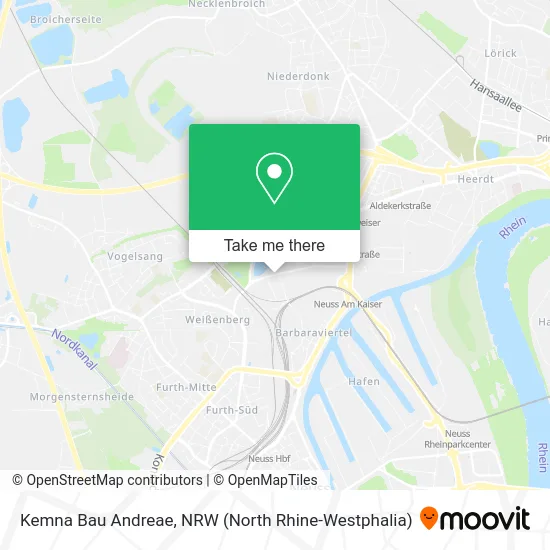 Kemna Bau Andreae map