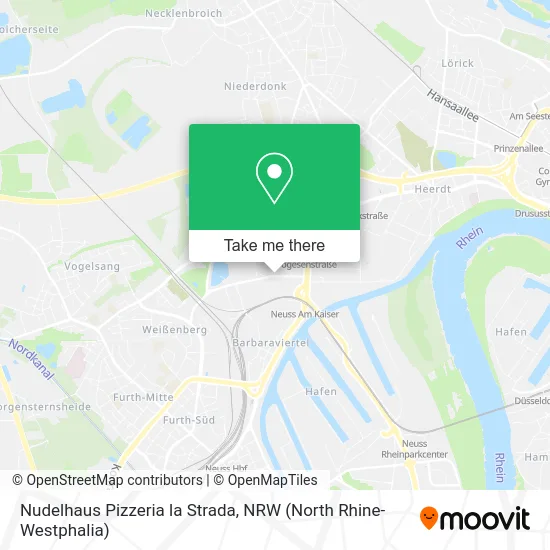 Карта Nudelhaus Pizzeria la Strada