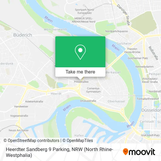 Карта Heerdter Sandberg 9 Parking