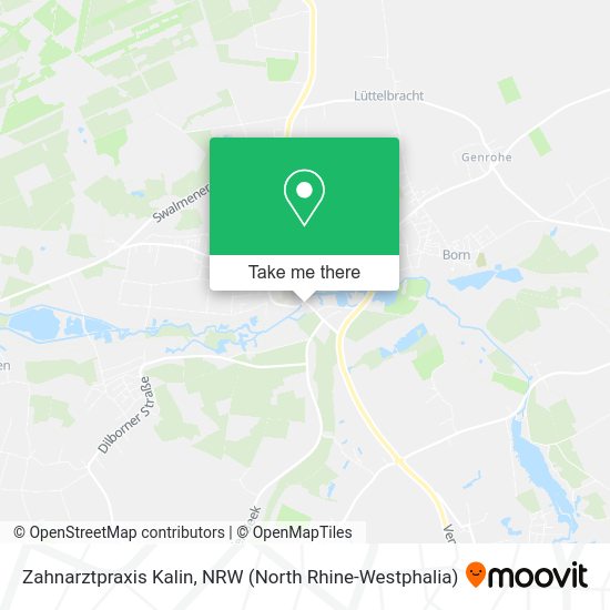 Карта Zahnarztpraxis Kalin