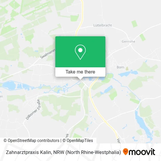 Карта Zahnarztpraxis Kalin