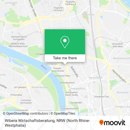 Wibera Wirtschaftsberatung map