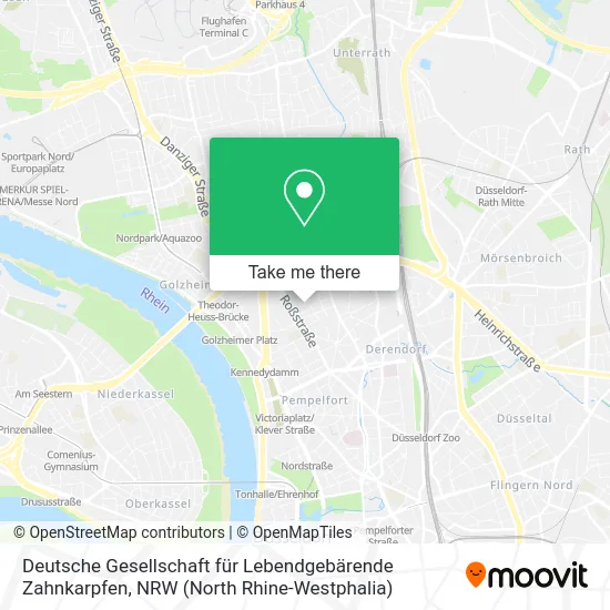 Карта Deutsche Gesellschaft für Lebendgebärende Zahnkarpfen