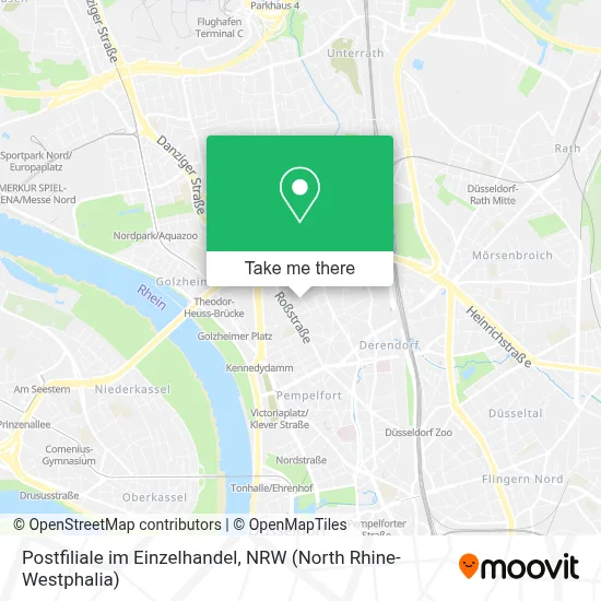 Postfiliale im Einzelhandel map