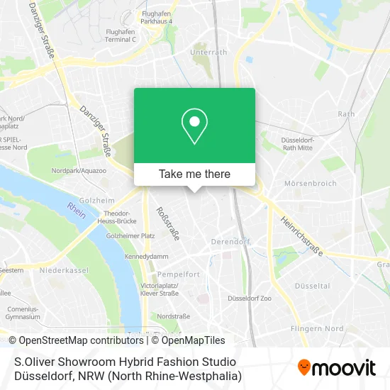 Карта S.Oliver Showroom Hybrid Fashion Studio Düsseldorf