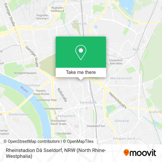 Карта Rheinstadion Dã Sseldorf