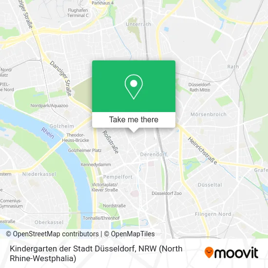 Kindergarten der Stadt Düsseldorf map