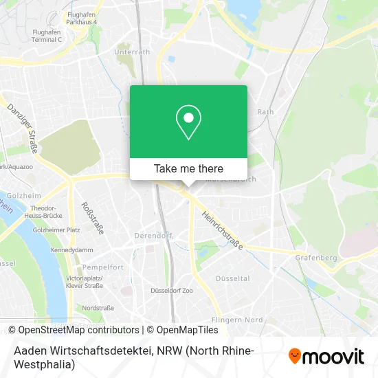Aaden Wirtschaftsdetektei map