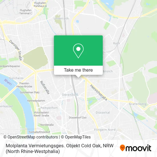 Карта Molplanta Vermietungsges. Objekt Cold Oak